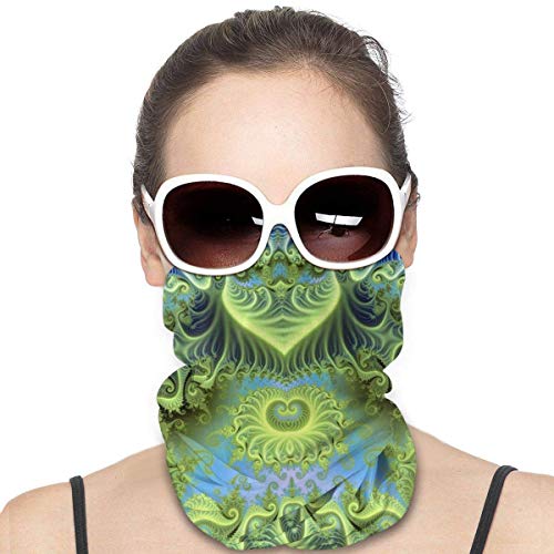 XCNGG Sombreros multifuncionales Bufanda de cuello Toalla de cara variada Máscara deportiva Psychedelic Cells Face Cover Bandanas for Women Men Neck Gaiter Half Multifunctional headwear for Dust Outdo