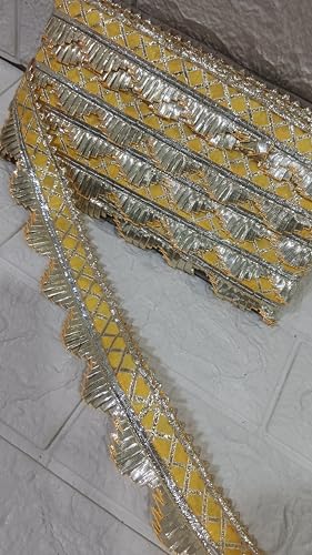 Image of Lace Border for Decorate Saree Suits Dupatta Handcraft Products Size 5 Meter (RM-LACE21-1)
