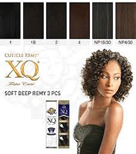Cuticle XQ Remy SOFT DEEP REMY 3pcs (NP4/30 - LIGHT BROWN/MED AUBURN)