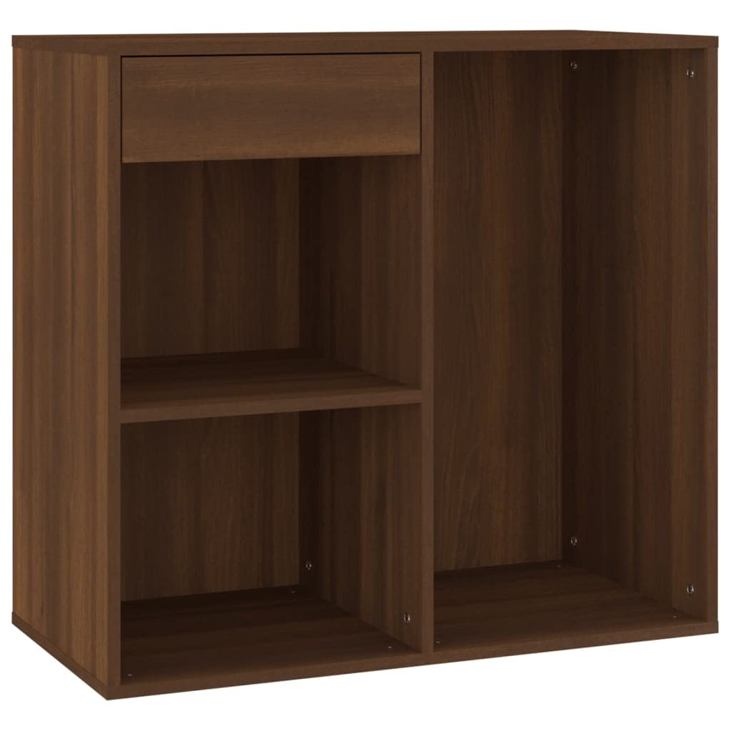 Meble Przedmiot dom Kosmetyczka Brązowy Dąb 80x40x75 cm Engineered Wood-Furniture