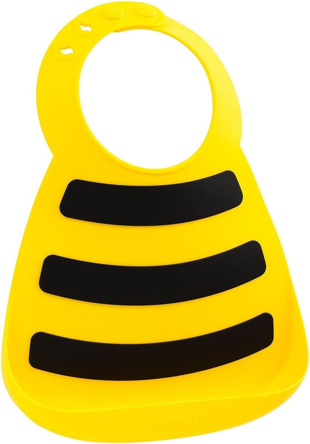 Make My Day Silicone Baby Bib (Bumble Bee)