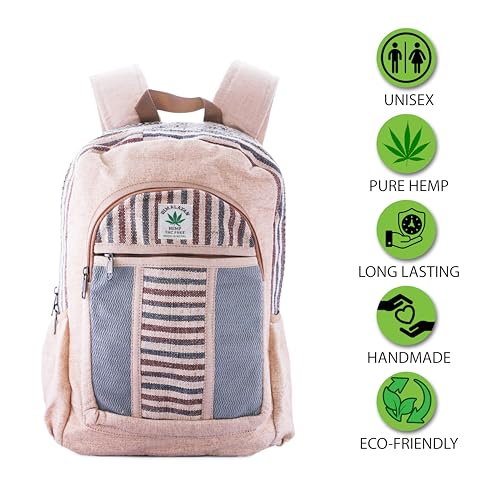 Anitya Hemp Backpack, Multi-Functional Pockets, Eco-Friendly thumb #5