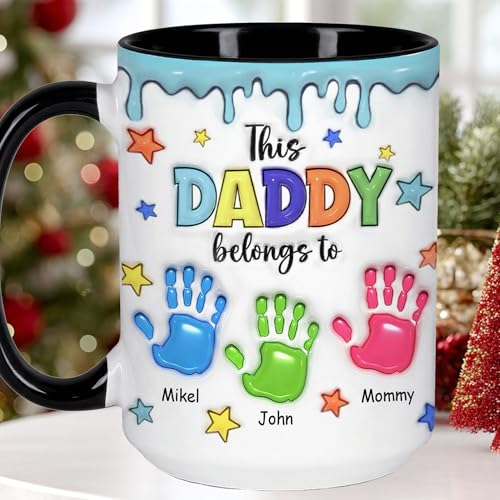Taza personalizada para papá primer Día del Padre miniatura 6