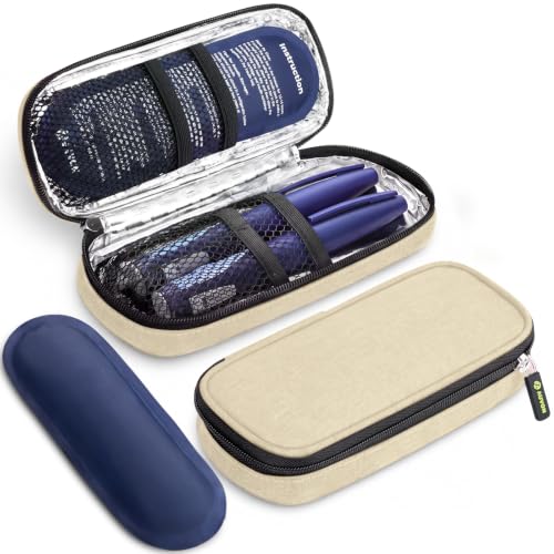 Image of AUVON Lightweight Insulin Cooler Travel Case, 3-Layer Thickened Insulation