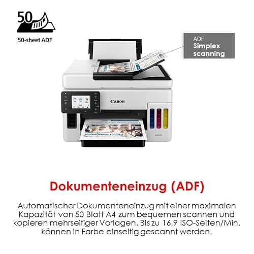 Multifunktionsdrucker Canon MAXIFY GX6050 mit MegaTank 3in1
