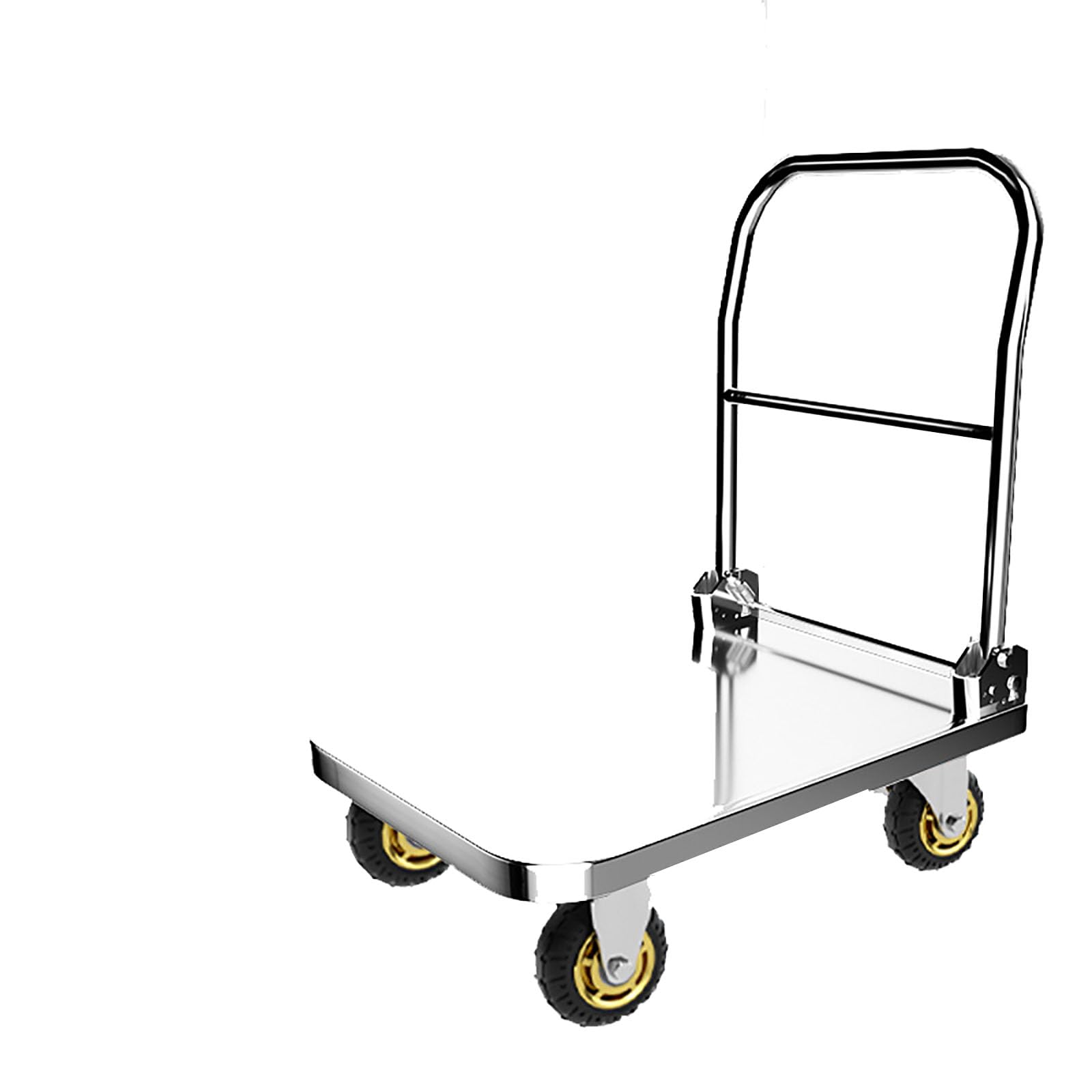 Carro de Plataforma para Garaje, Carrito de Servicio Pesado, Carretilla Manual Plegable, Carro utilitario con 4 Ruedas para Equipaje, Viajes, Compras, mudanzas y oficinas.