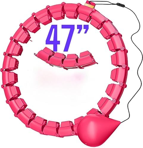 PpaLs Adult weighted hula hoop, Hula Hoop Weight Loss, Infinity Hoop, Exercise Hula Hoop, Weighted Fit Hoop, Smart Weighted Fit Hoop ,24 Links-Easy Assembly for Adult Weight Loss