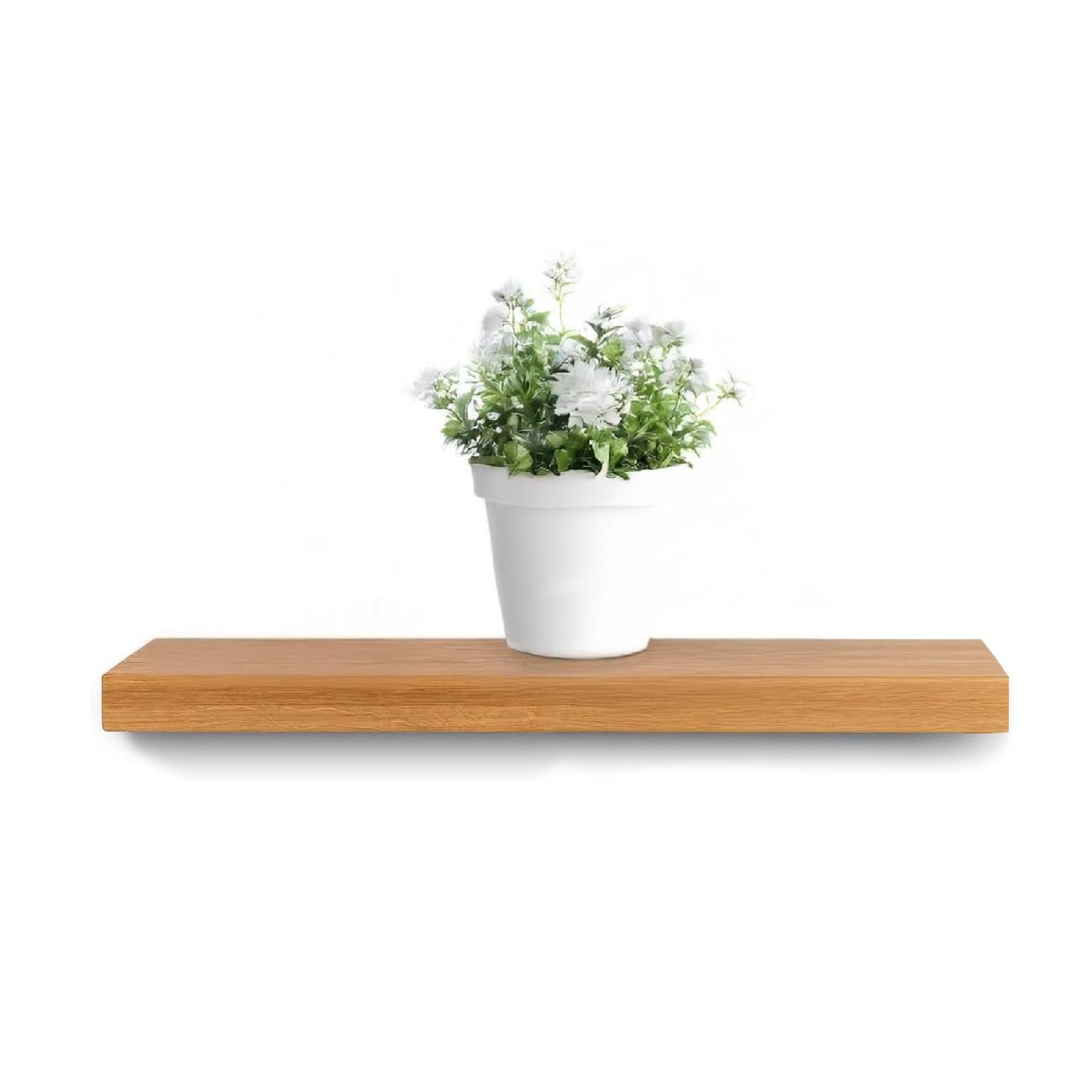 Drewniany regał ścienny, regał kuchenny, regał wiszący, półka na książki, wisząca, dekoracja do kuchni, pokoju dziecięcego, salonu, łazienki, 90 x 30 x 4 cm