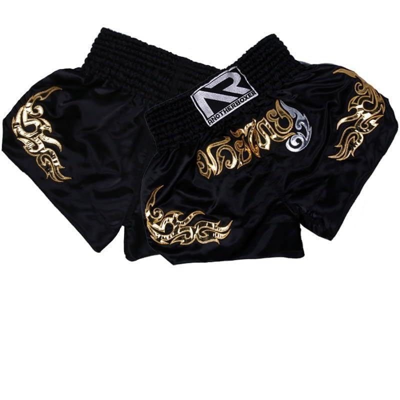 NEIQIUWING Anotherboxer - Pantalones cortos de kickboxer para mujer, artes marciales mixtas, Muay Thai, entrenamiento de comba