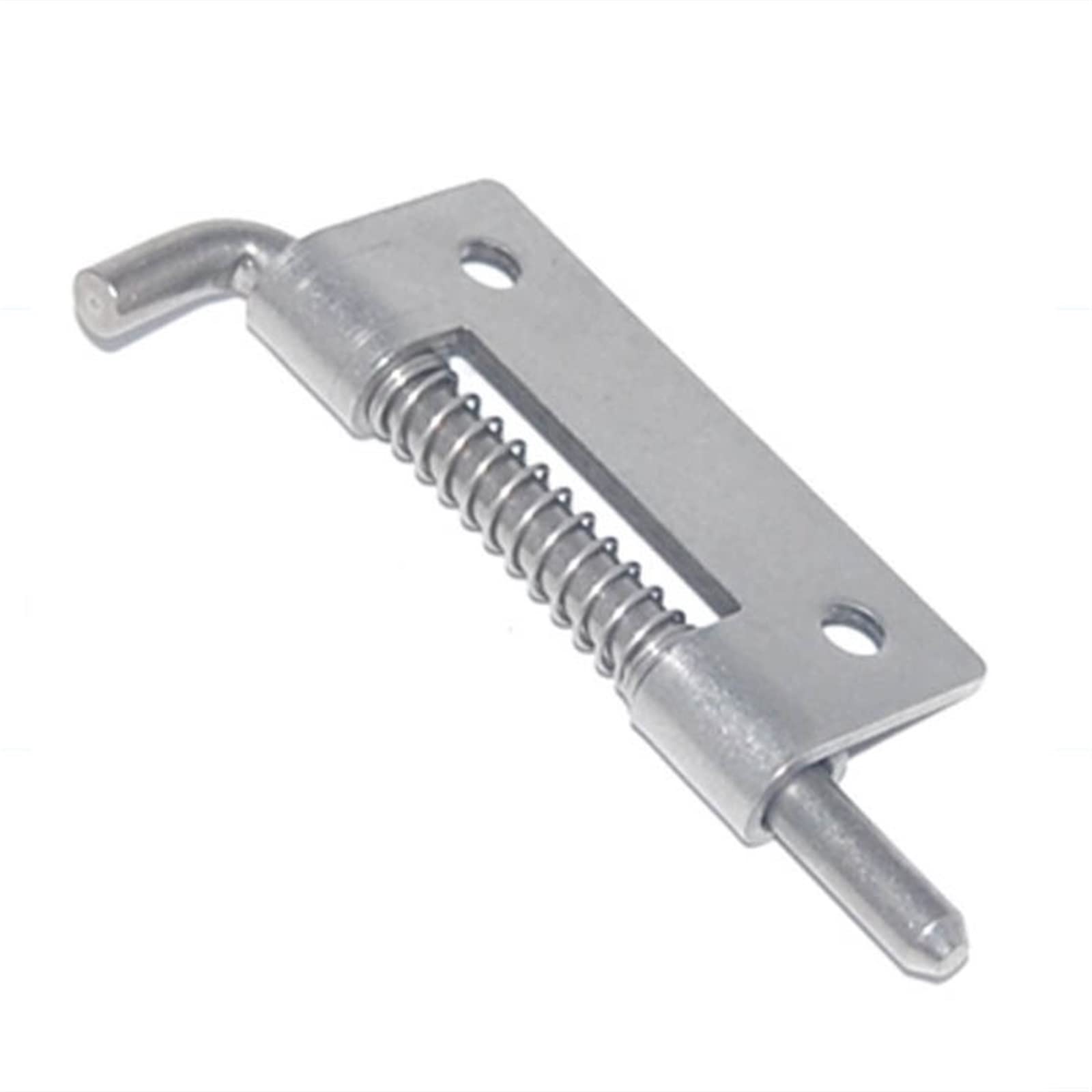 NVSFZGIYG Long Silver Door Latch Sliding Lock Barrel Bolt Hasp Staple Gate Safety Spring