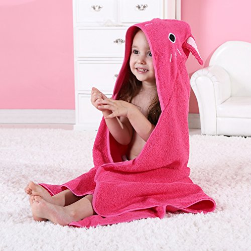 MICHLEY Asciugamani con Cappuccio per Bambini 100%...