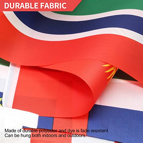 Anley 184Ft 200 Countries String Flag - International Bunting Banners For Party Decorations, Bars, Sports Clubs, School Festivals, Celebrations - 8" X 5", 200 Flags, 184 Feet #TOP3