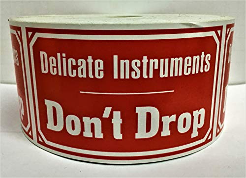 1 Roll Large 3x5 Delicate Instruments/Don't Drop Special Handling Shipping Pallet Stickers 500 Labels per roll