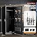 Bonusall 12-15 Gun Safe for Rifles, Gun Safe for 9 Rifles and 4 Pistols,Rifle Safes for Home with Digital Keypad,Adjustable Shelves & Handgun Pockets