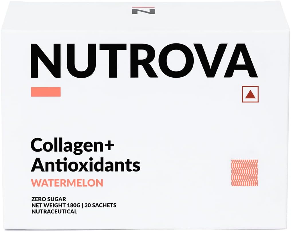 Collagen+ Antioxidants | Marine Collagen Supplements Powder for Men & Women | Improves Skin Hydration, Reduces Damage | Skin, Hair & Nails | Zero Sugar - Watermelon | 30 Servings
