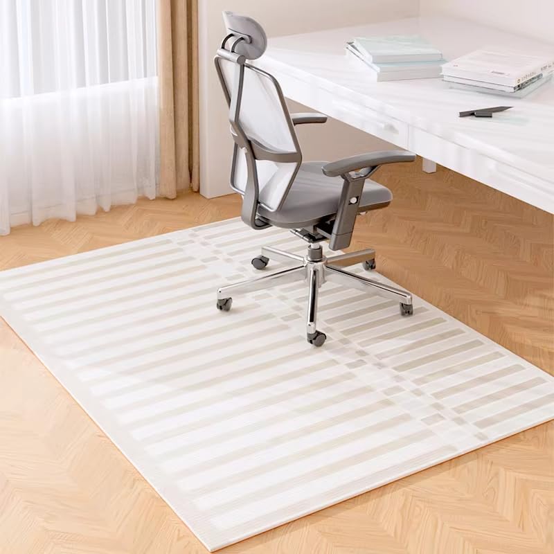 Alfombrilla abstracta de 40x80cm para silla de oficina con ruedas protectora de suelo de madera