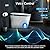 WOODBRIDGE B0931S Voice Control Smart Bidet Toilet with 1.28 GPF Dual Flush Auto Open & Close,Foot Sensor Flush,1000 Gram Map Flushing Score,LED Display,Chair Height Design and Cleaning Foam Dispenser
