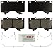 Price comparison product image BOSCH BE1303H Blue Ceramic Disc Brake Pad Set With Hardware - Compatible With Select Lexus LX570; Toyota Land Cruiser, Sequoia, Tundra; FRONT