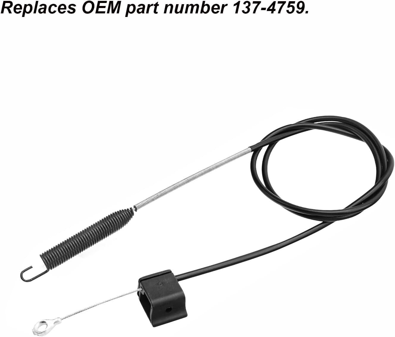 137-4759 Blade Brake Cable Compatible with Exmark ECX180CKA30000, ECS180CKA30000, ECX200CKC3000 and Fit for Toro 22215, 22225 30in S-Series Lawn Mower Part