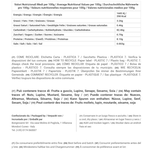 Bongiovanni Bontà Naturali Mais- und Reis-Cous-Cous 5 kg BIO, glutenfrei