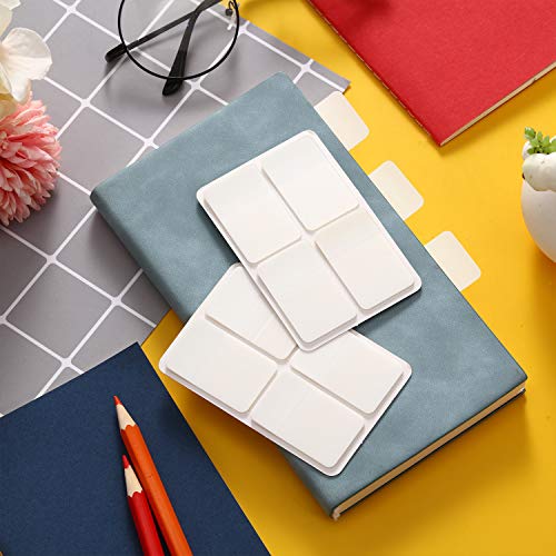 Image of Sticky Index Tabs Page Marker Pop-up Page Flags Sticky Notes Tabs 1.6 x 1 Inch, White (400 Pieces)