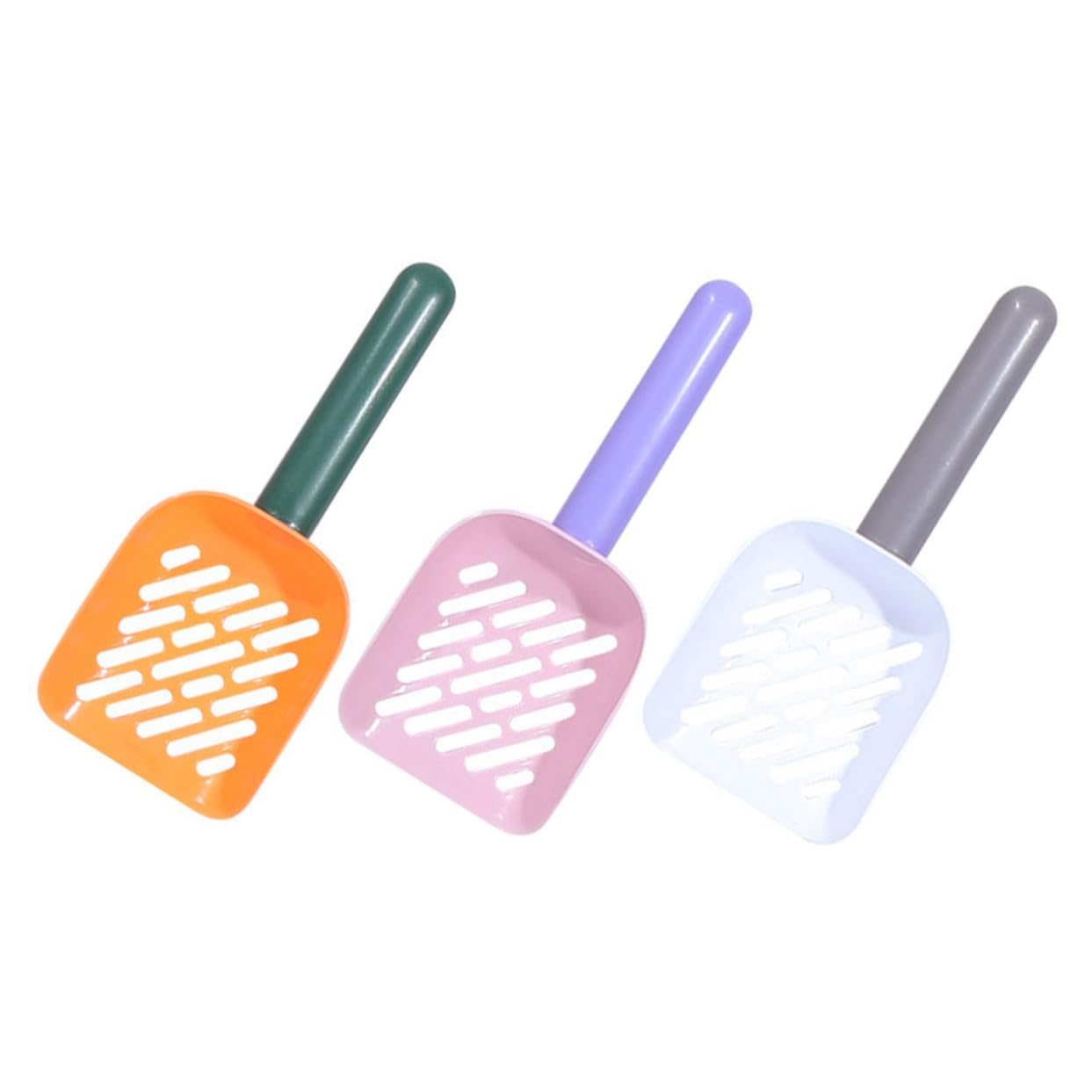 BESPORTBLE 3Pcs Pet Litter Scoop Durable Plastic Pet Shovel with Wide Mouth Design for Efficient Litter Cleanup for All of Waste Pet Accessories