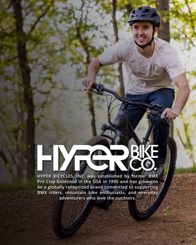 Hyper E-Ride Electric Mountain Bike For Adults 29 Inch. 250W, 36V Battery, Mountain Ebike With Shimano 7-Speed Grip Shifter. Dual Suspension. Rear Air Shock Electric Bicycle For Adults. Matte Grey #TOP7
