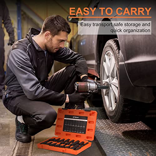 Wybenz Locking Lug Master Key Set,Wheel Lock Removal Kit Lug Nut Lock Key Set Wheel Lock Key Tool, Spline Lug Nut Remover For Removing Wheel Tire Locking Lug Nuts Socket #TOP4