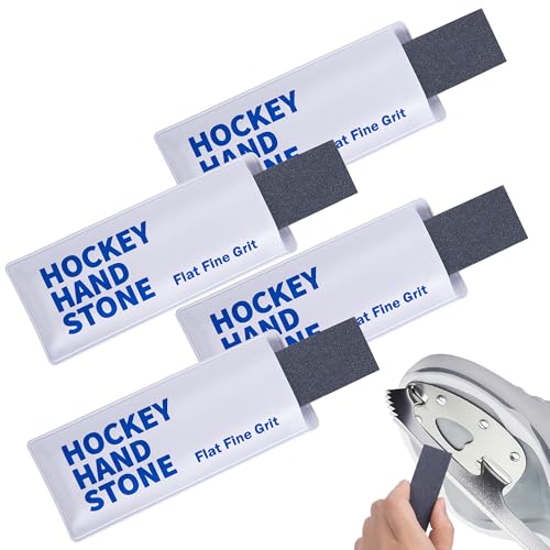 Shupakul 4 Pcs Skate Sharpening Stones,Hockey Skate Hand Stone with PU...