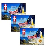 Sanniti Mussels in Oil with Chili, 3.9 ounce | Scandanavian Tradition | Product of Denmark [Pack of 3]