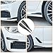 TOMALL 2Pcs Universal Car Corner Protecor Carbon Fiber Strip Stickers for Front Rear Bumper Fender Guard Car Body Anti-Collision Strip Accessories for Cars SUV Truck