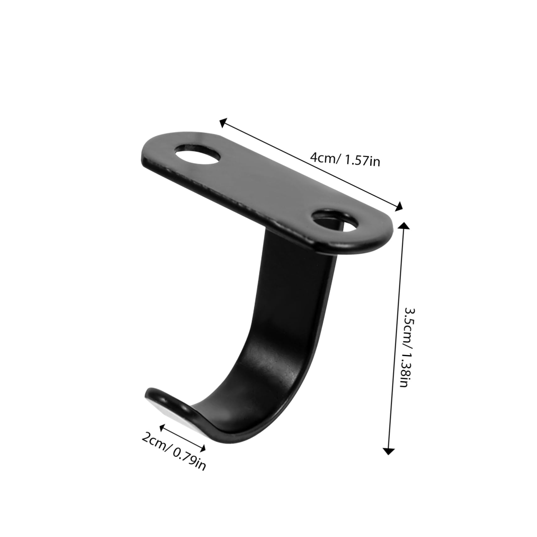 STOBAZA 10pcs Stainless Steel Screw Hooks Over Door Hooks for Hanging for Clothing