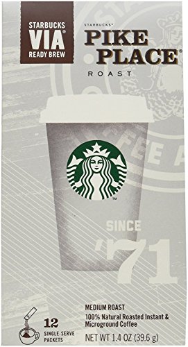 Image of Starbucks Pike Place Roast Via Instant Coffee - 48 Packets
