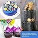 U.S. Cake Supply Airbrush Cake Color Set - The 12 Most Popular Colors in 2.0 fl. oz. Bottles with Color Mixing Wheel - Safely Made in the USA product