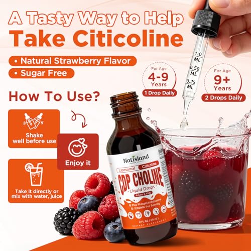 NATISLAND Citicoline Liquid Drops