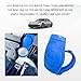 QKYS Windshield Washer Reservoir Caps, Tank Bottle Cap Cover Replacement, 3Q0955455 Wiper Fluid Cap, Car Accessories Windshield Washer Compatible with Audi, VW, Porsche Cayenne 2003-2018 (1PCS)