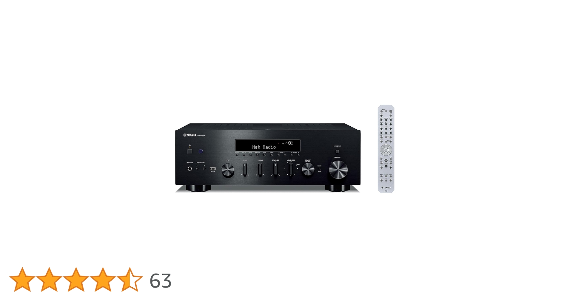 YAMAHA　R-N600Aネットワークレシーバー　送料込み ヤマハ | R-N600A - HiFiコンポーネント - 概要