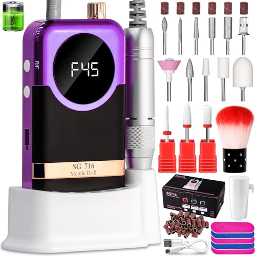 Electric Nail Drill Professional Kit - 45000RPM Electric Nail File