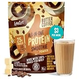 FlavCity All in One Protein Shake Powder, Butter Coffee - 55mg...
