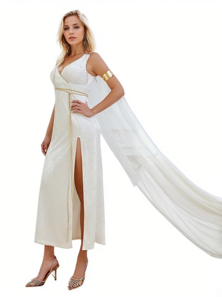 Khanda Women’s Greek Goddess Costume: A Closer Look at the Details
