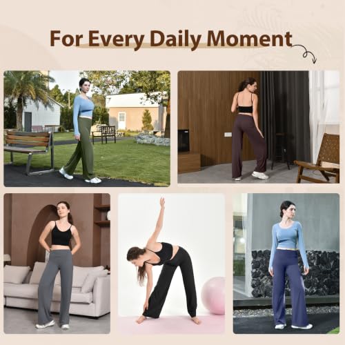 Leafigure Womens Straight Leg Yoga Pants - image 6