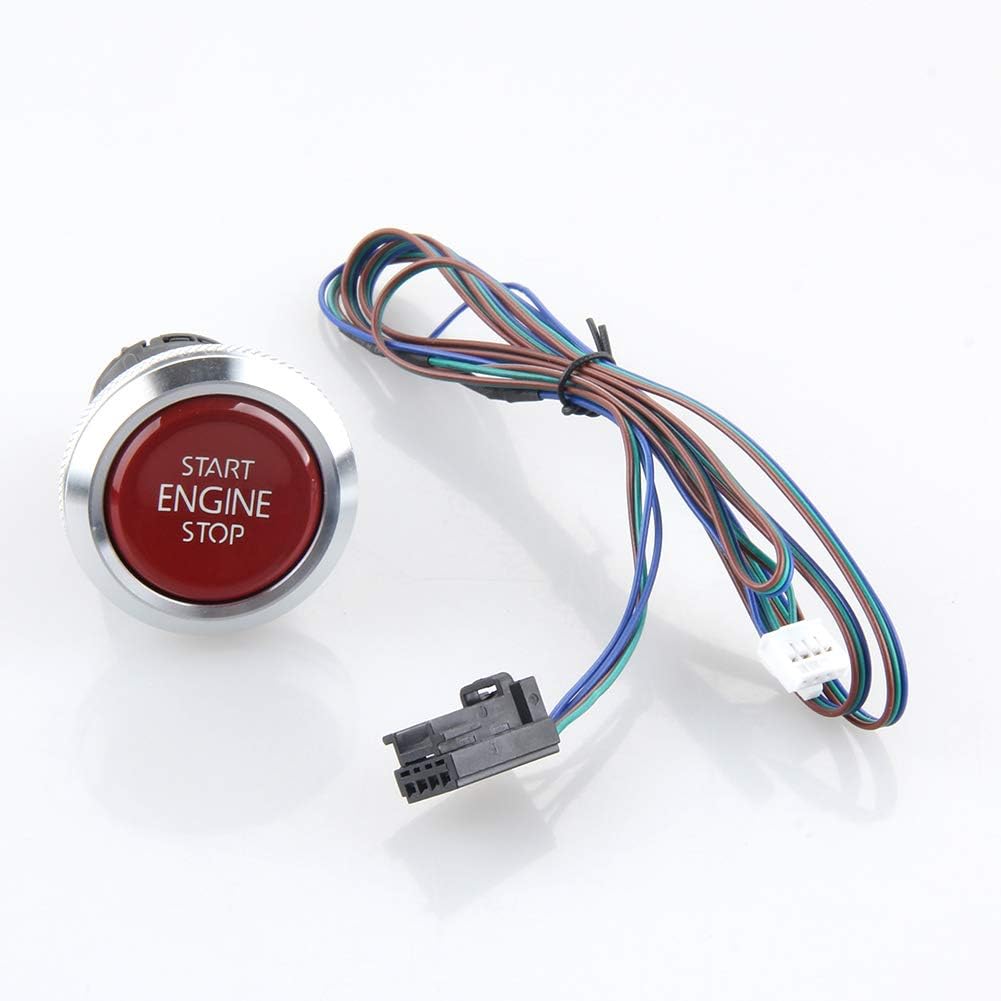 EASYGUARD ES002-P4 Push Engine Start Stop Module keyless go System with Remote Engine Start Optional for Automatic Transmission car only,Need use with Central Lock car Alarm keyless Entry and System