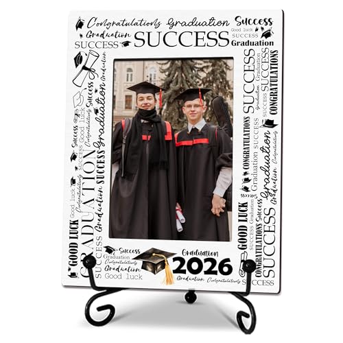 vuxhg Graduation Picture Frame 2026, Good Luck, Congratulations Grad, 4X6
