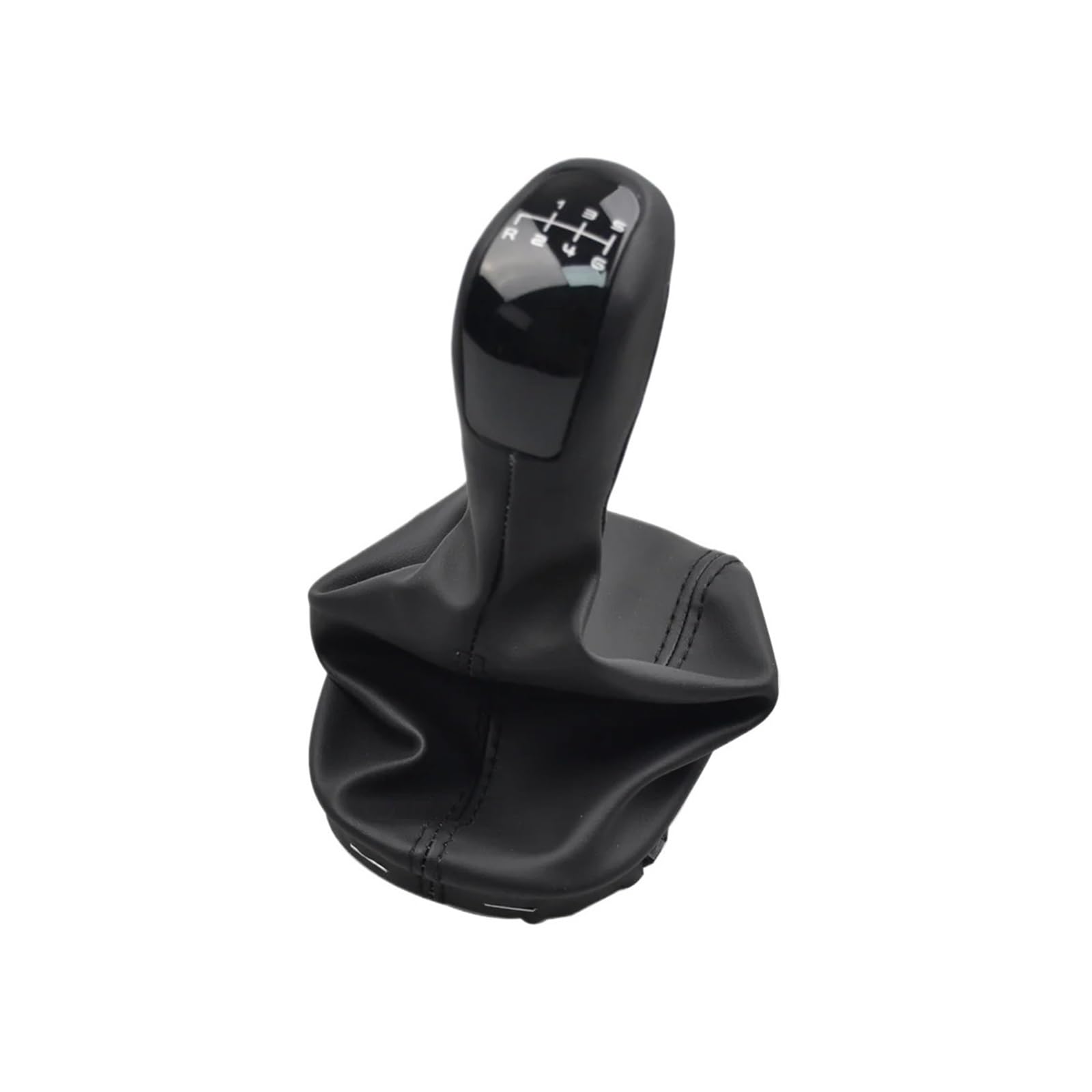 Srvsqtptvk 6 Speed Car Shift Knob For Benz For C-Class W203 S203 2000-2007 10Mm Case Collar Manual Gear Shift Knob Pu Gaiter Boot(6 Speed)