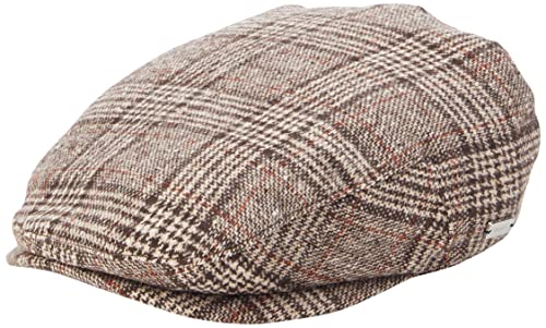 Hackett London Men's POW OVERCHK Brighton Cap, TAN, XL Cover