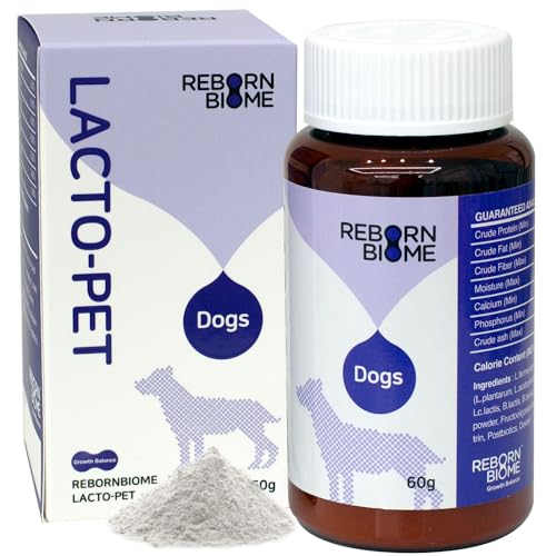 Image of Lacto Pet, Vegetable Dog Probiotics Powder and Digestive Enzymes - Pollack Flavor, Supports Immune Function, Digestive Support, Digestive Health Diarrhea, Helps Control Binge Eating & Weight, 2.1oz.