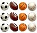 Adorox (24 Balls Assorted) 2.5 inches Mini Sports Balls Stress Relief Squeeze