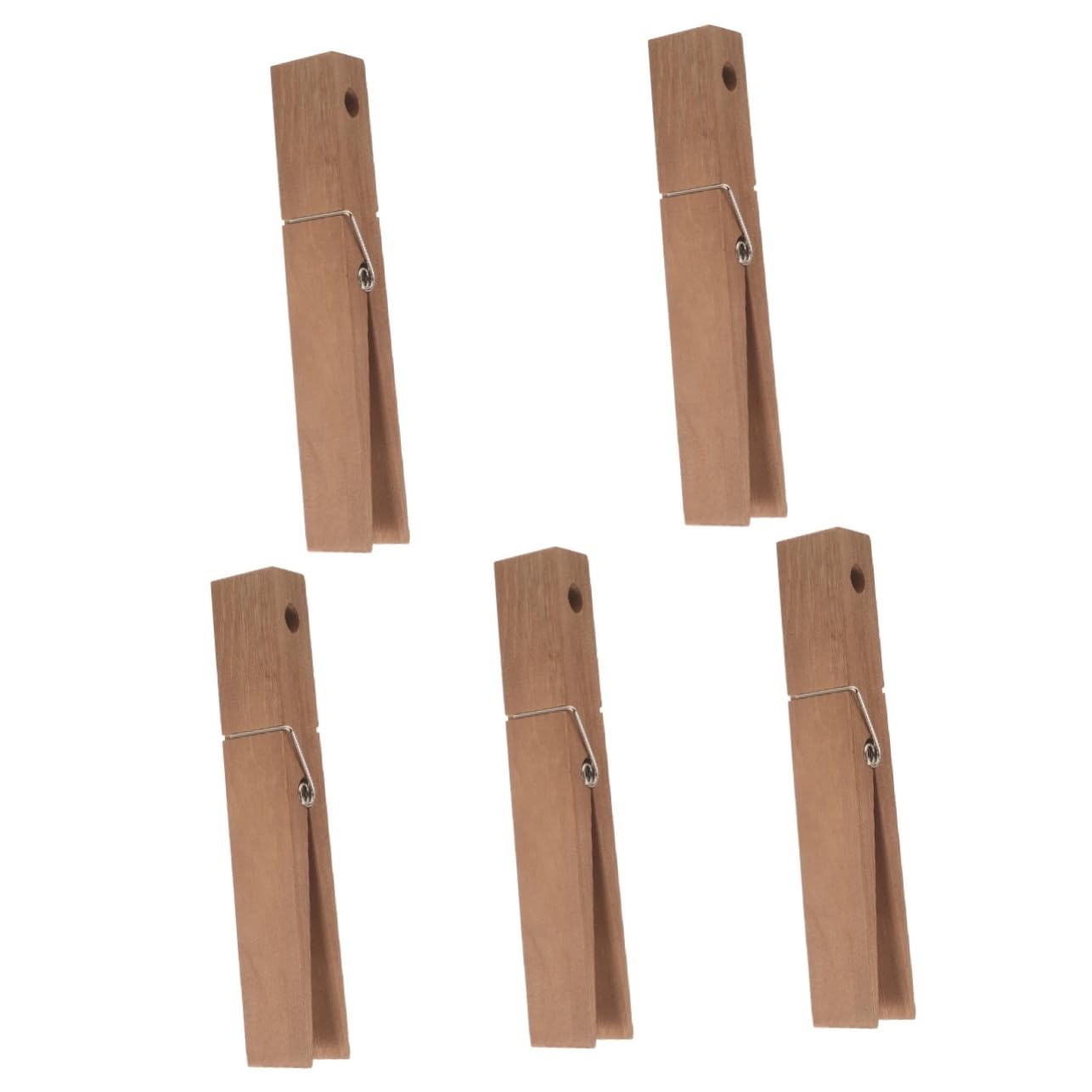 PRETYZOOM 5 Stück Große Starke Griffe Aus Holz Bastelklammern Robuster Handtuchhalter Für Den Heimgebrauch