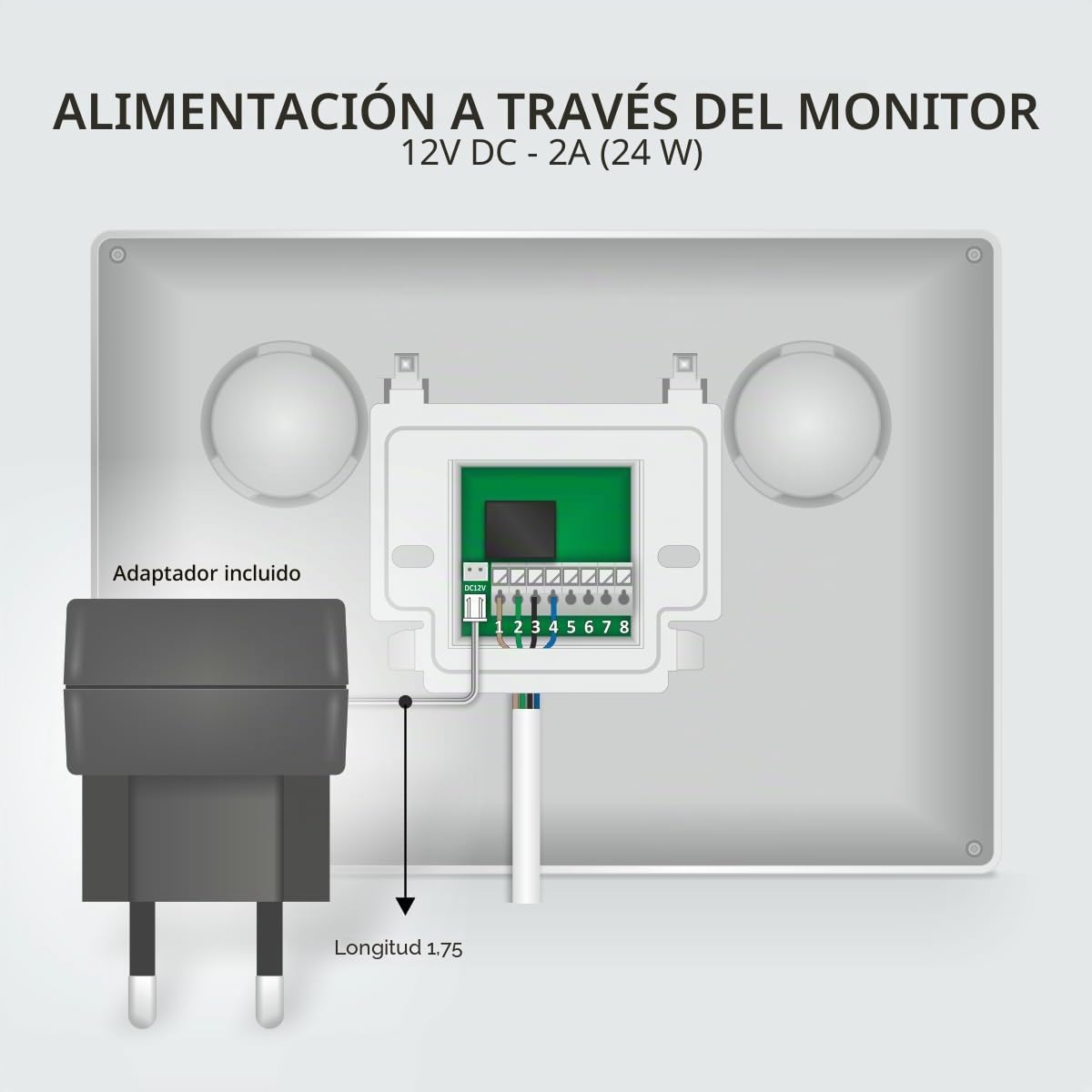 ELRO DV4000IP-2 Kit de Videoportero IP WiFi │ 2 Apartamentos │ Cámara 1080P Full HD con visión Nocturna │ Cable de 4 Hilos │ 16 Tonos de Llamada