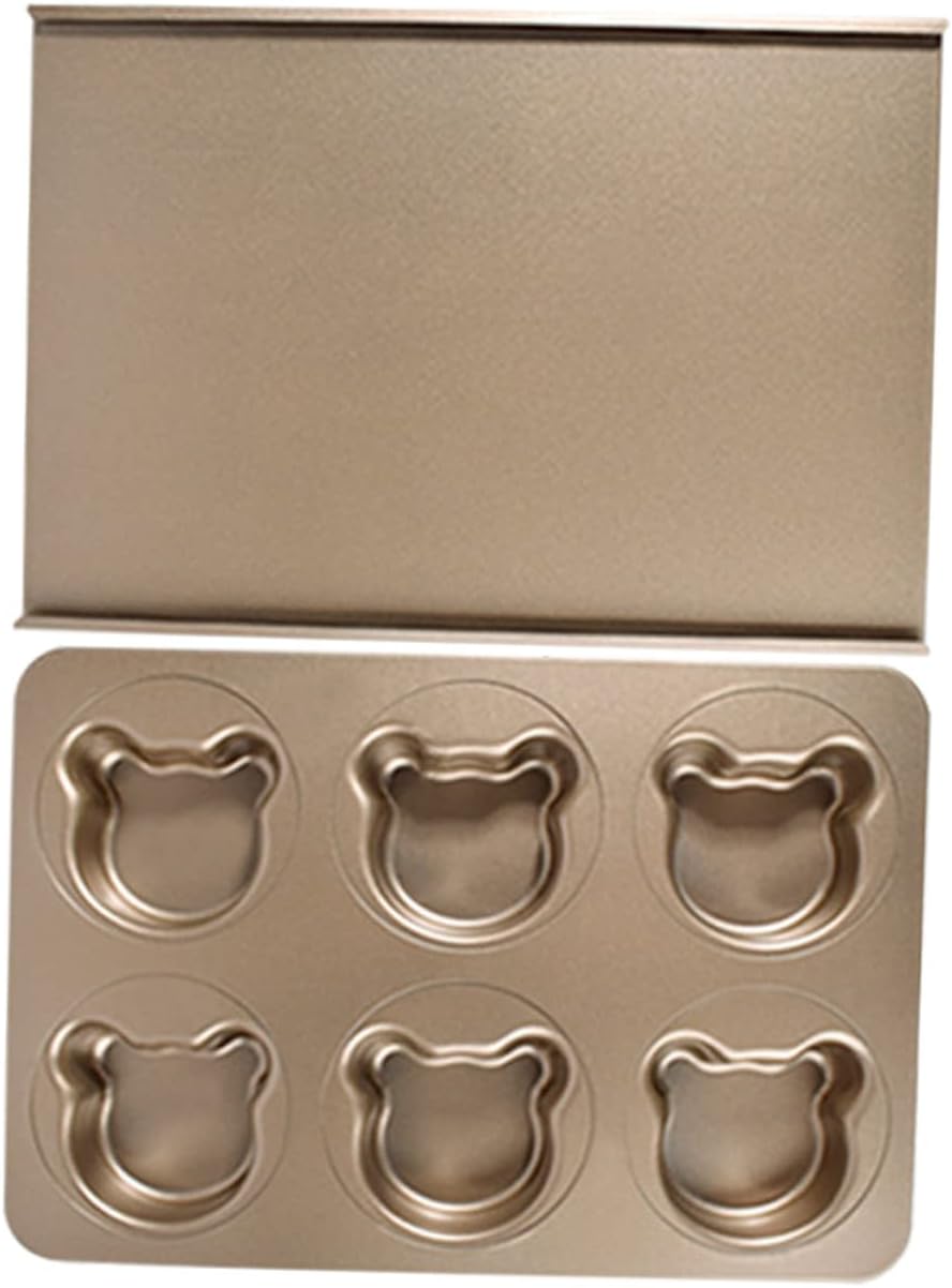 ABOOFAN Metal Cake Molds for Baking Bear Shape Diy Baking Molds Cookie Biscuit Fondant